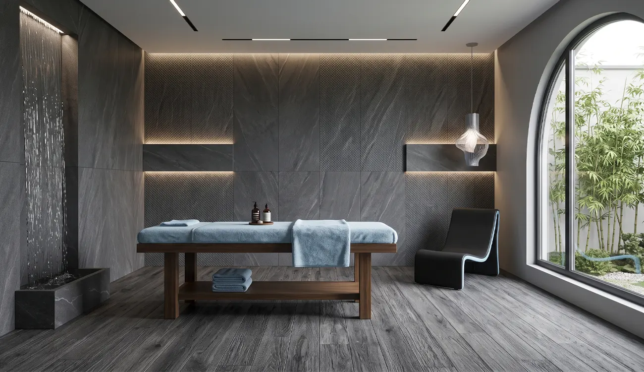 Düzce Ahşap Desenli Banyo Duvar Kaplama