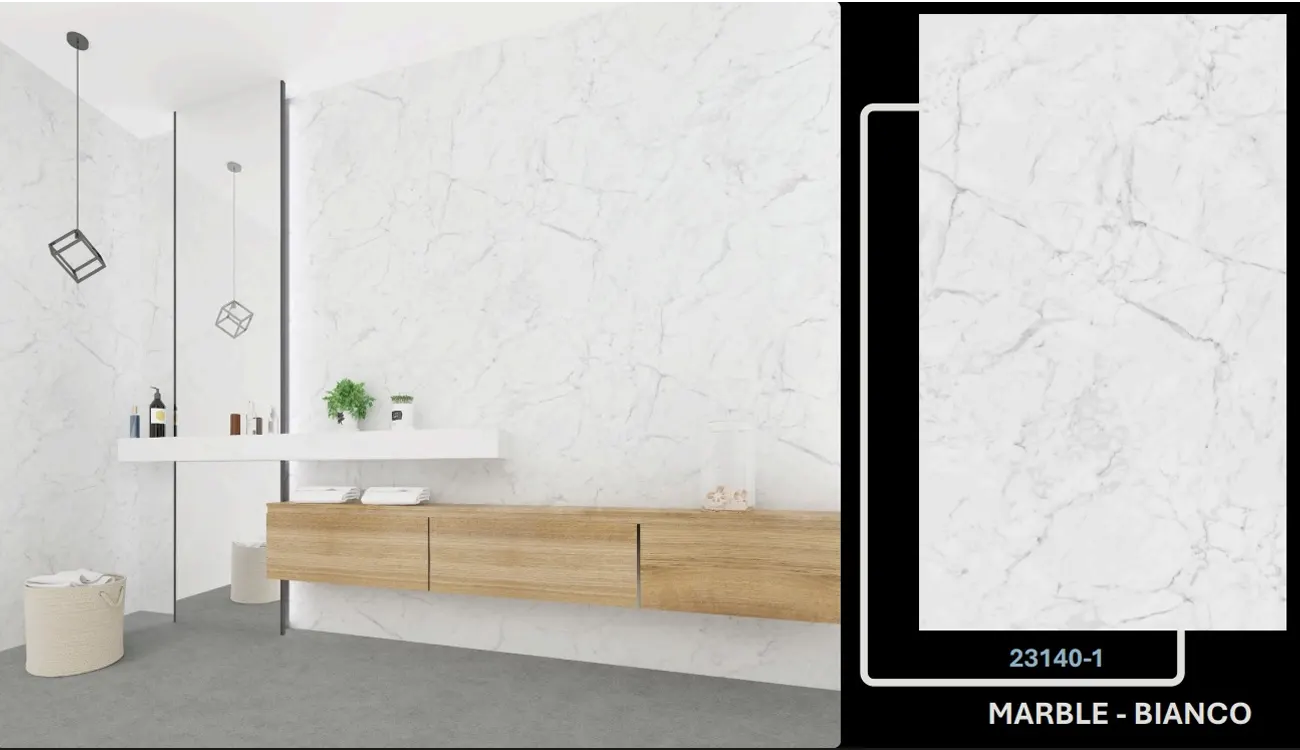 MARBLE – BIANCO SPC ZEMİN VE DUVAR PANELİ