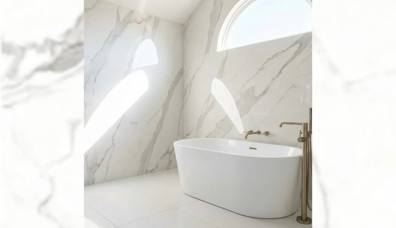 MARBLE CALACUTTA BEYAZ SPC PANEL