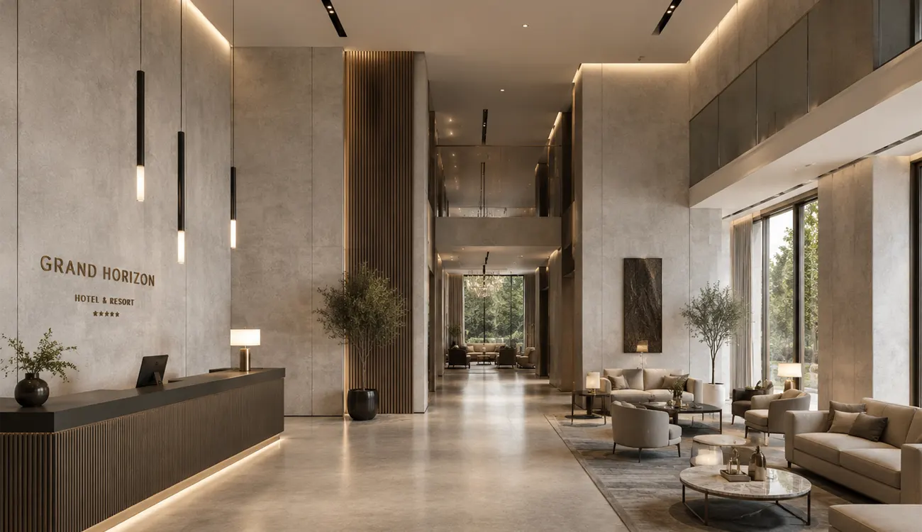 Microcement Silver SPC ZEMİN & DUVAR PANELİ