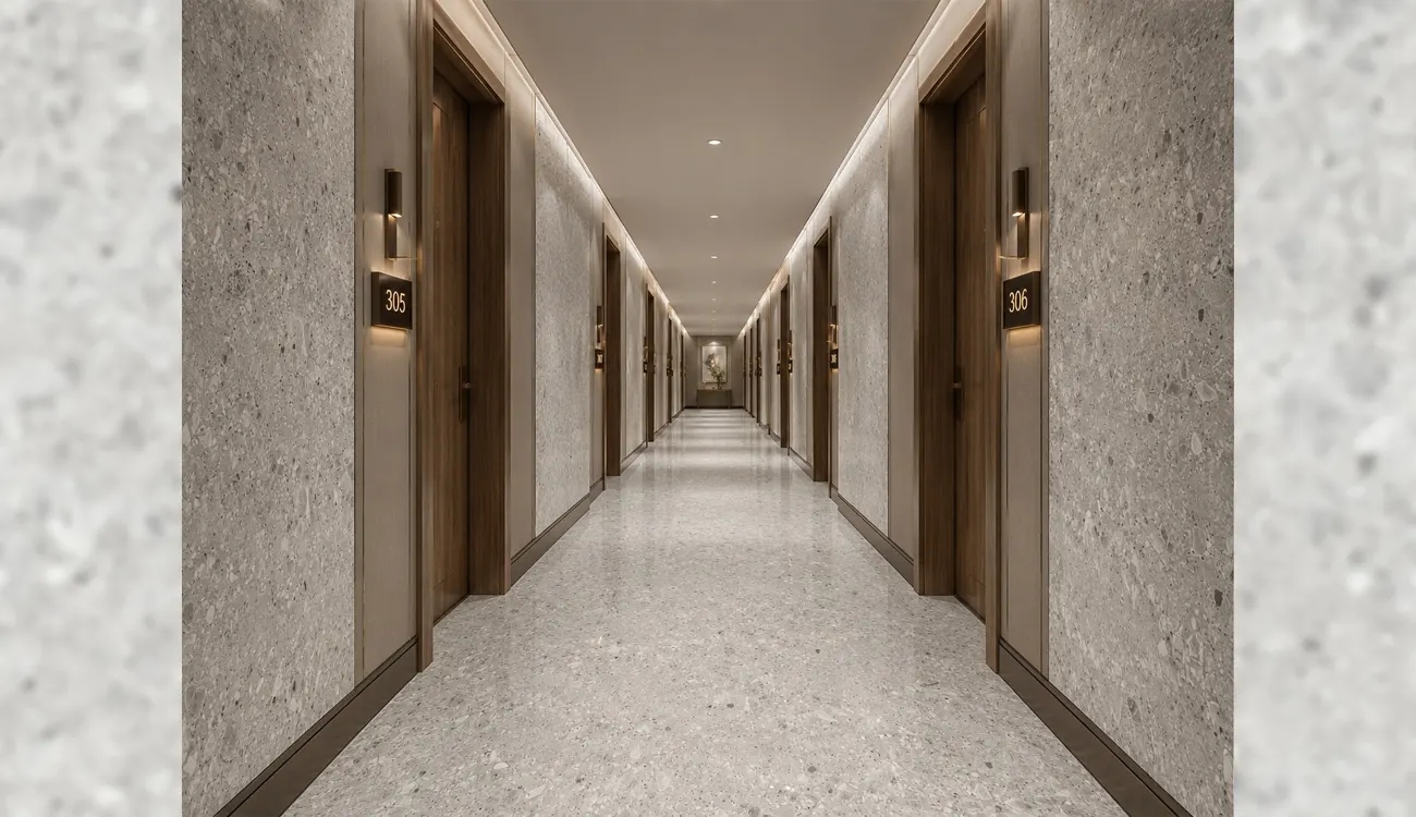 TERRAZZO GREY SPC panel